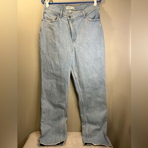 Abercrombie & Fitch Light Blue Straight Leg Jeans